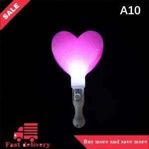 [COD] 1Pc Colors Change LED Glow Stick Heart Star Shape Luminous Concert Cheering Tube Wedding Party Light Stick
