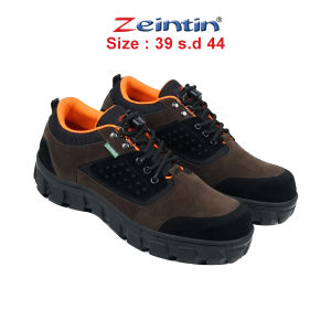 Zeintin - Sepatu Safety Pria Ujung Besi Sepatu Hiking Pria SD