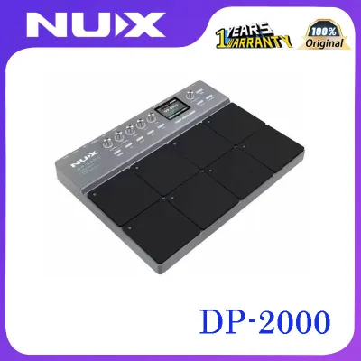 NUX DP-2000 8 Velocity Sensitive Percussion Pad and Digital Drum Kit (DP2000)