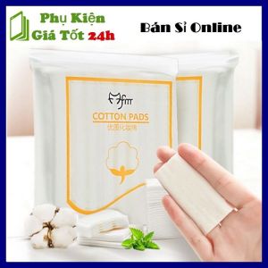 Bông tẩy trang 3 lớp Cotton Pads túi 222 miếng - Bông tẩy trang 222 miếng 100% Bông Tự Nhiên Lameila