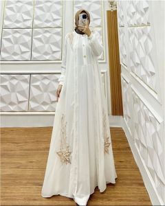 Termurah!!! Nayraa Dress Kondangan Viral Wanita Kekinian Gaun Pesta Modern Busui Friendly