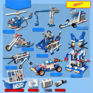 Programmable remote control mechanical building block toys Science and education robot mechanical building block toy set compatible with Lego electric gear remote control building block assembly set