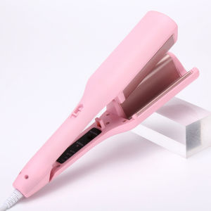 32mm Egg-shaped Hair Curling Wand  Fast Heating V-shaped Big Wavy Hair Curler Lazy Styling Tools Corn Perm Flat Iron Water Ripple Hair Curler