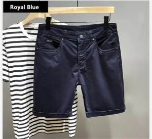 Cotton Shorts Men Summer Plus Size 46 44 42 40 Loose Thin Stretched Black Beige Students Blue Casual Half Trousers Streetwear2026
