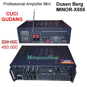 Amplyfier Karaoke Dusen Berg MINOR-X555 amplifier karaoke mini