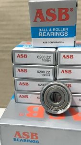 Bearing ASB 6200 ZZ 6200ZZ Kelahar Bering Laher lahar Harga Satuan / 1Pcs
