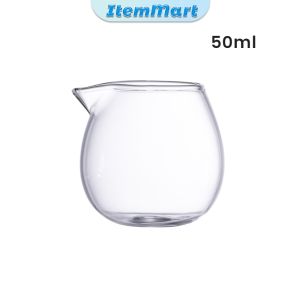 ItemMart Mini Milk Cups Small Milk Cups Espresso Cups Small Size Glass 20ml 50ml