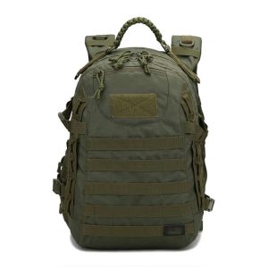 Camel Military Tactical Mens Backpack Large Capacity Sports Bag Raincoat Outdoor Camping Hiking