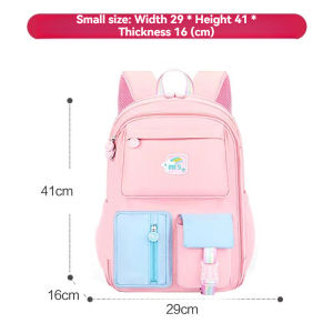 NEW Cute girl Kids School Bag waterproof Large Capacity Children’s School Backpack ergonomic Spine Protection Primary School student Bag Backpack with Reflective Strips