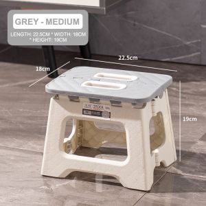 [🇵🇭 Stock&COD] Outdoor Picnic Stall Fishing Portable Hand-Held Folding Chair Household Small Stool