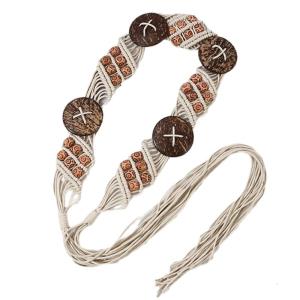 Vintage Belt Bohemian Tassels Waist Belt Self Knotted Waistband InsStyle Dress Decorative Belt Girl Women Accessories