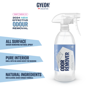 GYEON Q2M OdorRemover 500ml-PURIFY LINE Automotive Car Care Effective Interior Odour Removal Spray