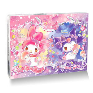 1000 Pcs of Puzzle Sanrio Characters Cartoon Puzzles Hellokitty Kuromi Cinnamoroll Mymelody Jigsaw Puzzles for Children Intelligence Game Toys（Finished product 50 * 70cm）