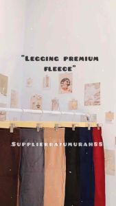 FLEECE LEGGING - Celana Legging Premium Super Tebal Fleece Import / Legging Polos Tebal / Fashion Wanita