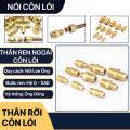 Thân ren ngoài 21 côn lồi nối ống đồng 6 8 10 12 16 19 lắp đặt ống đồng, thủy lực ren NPT, Rắc co nối ống đồng. 