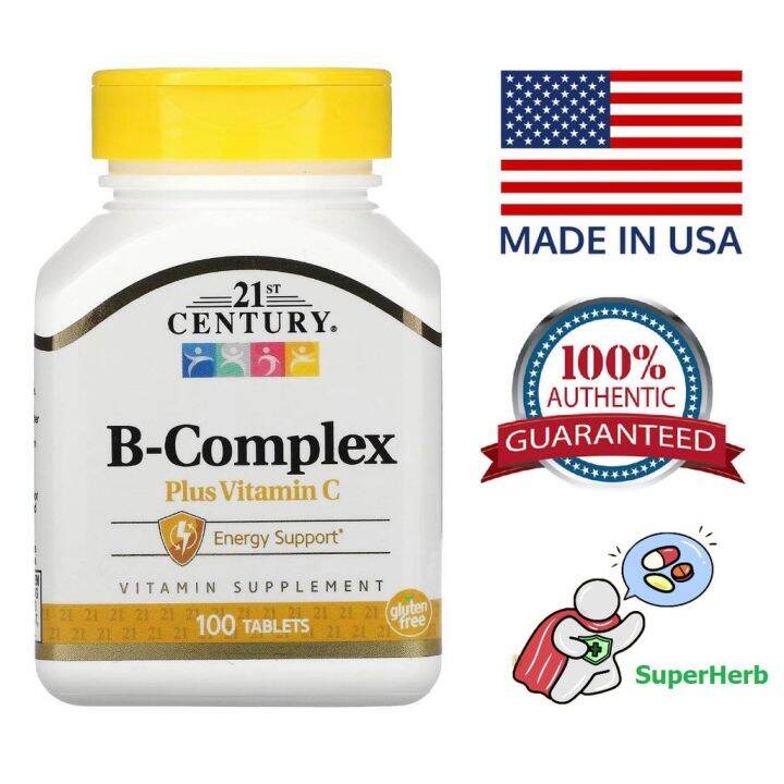 21st Century, B Complex Plus Vitamin C | Lazada PH