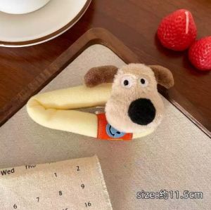 กิ๊บติดผมลูกสุนัข กิ๊บติดผมฟองน้ําฟองสีลูกกวาดสไตล์เกาหลี แฟชั่นการ์ตูนสุนัข