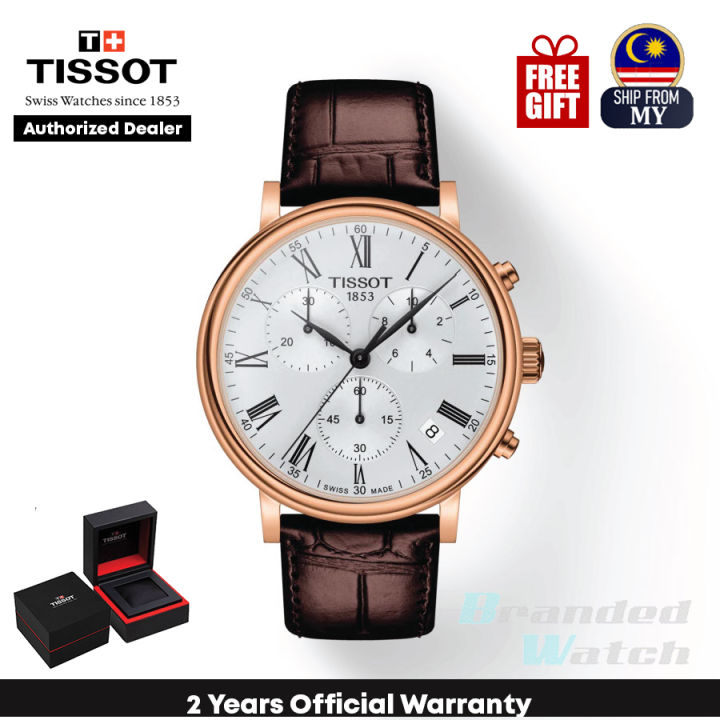 Official Warranty Tissot T122.417.36.033.00 Men s Carson Premium