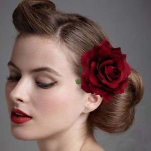 Accessories Bridesmaid Bridal Hair Clip Wedding Rose Flower Hairpin Brooch
