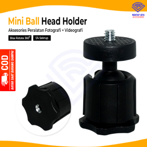 [COD] HEAD MINIBALL PENYAMBUNG HOLDER TRIPOT TRIPOD RINGLIGHT MURAH