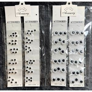 Self-Adhesive Googly Wiggle Eyes Collection