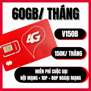 SIM 4G Viettel Mới 100% Đăng Ký Gói Cước Rẻ Linh Hoạt Cho Người Dùng Mới SD70 V90B V120B V150B Tặng 60GB/Tháng Tốc Độ Cao | FREESHIP - CHƯA KÍCH HOẠT