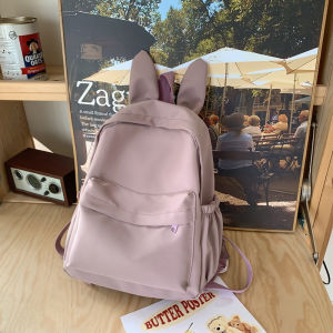 WYK158 Tas Ransel Wanita Pria The Day Sekolah Kuliah Rabbit Ear Backpack School Impor TKM
