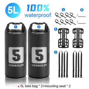 NEWBOLER Portable Waterproof Bike Fork Bag 5L/7L Bicycle Electric Scooter Bag Cycling Front Bag