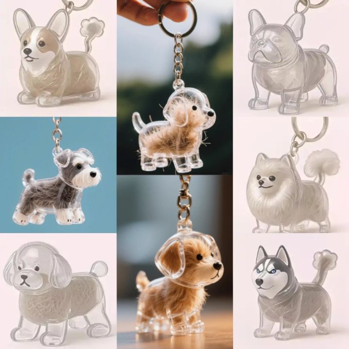 Gantungan%20Kunci%20Penyimpanan%20Bulu%20Kotak%20Transparan%20Anak%20Anjing%20Lucu%20Koleksi%20Bulu%20Anjing%20Liontin%20Golden%20Retriever%20-%20Image%202