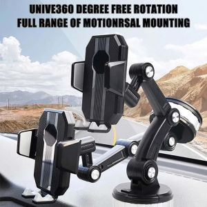 UNICAFE Strong Suction Cup Car Phone Holder cket Cellphone Stand For Car Dashboard 360°Rotation Adjustable Angle Car Mounts