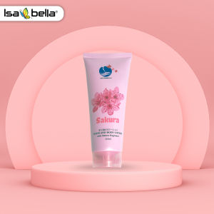 [MADE IN MALAYSIA] Exo Isabella® Sakura Hand & Body Lotion (200ML) - 100% Natural Moisturisers Glycerin & Pomegranate Extracts - Losyen Tangan & Badan - Sold by ISABELLA
