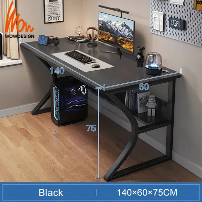Study Table Meja Belajar Gaming Table Meja Komputer Home Office Table White Computer Desk 160CM White Gaming Table Meja Gaming