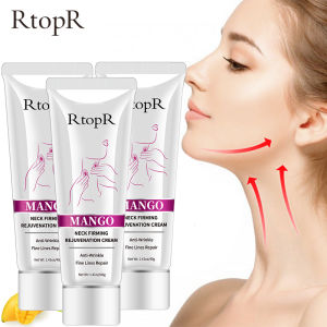 RtopR 3PCS Neck Firming Rejuvenation Cream Anti-wrinkle Firming Skin Whitening Moisturizing Neck Serum Mild Peeling Beauty Neck Care
