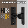 Barn Door Lock Simple Installation Anti-Theft Heavy Duty Bar Gate Latches Safety Slide Door Lock for Bathroom Garden. 