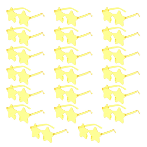 20 cái transparents màu kẹo Sao Kính mát không khung Sao Kính mát cho lễ hội tổ chức sự kiện