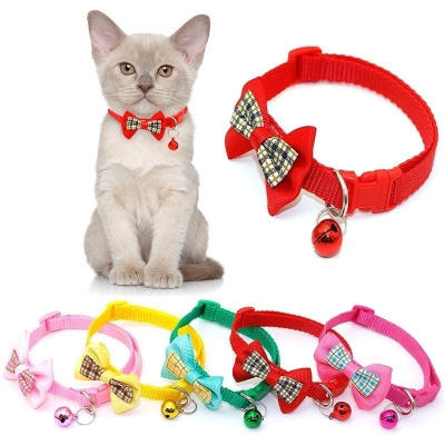 7สี ปลอกคอสัตว์เลี้ยง สร้อยคอสัตว์เลี้ยง ปลอกคอ ปลอกคอแมว มีแถบสะท้อนแสง (จัดส่งจากประเทศไ