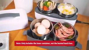 Electric Lunch Inner Container Stainless Steel Lunch Insert Replacement Inner Pot for Most Heated Lunch Boxes