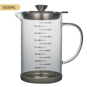 1.4L Stainless Steel Oil Container with Strainer Oil Filter Storage kitchen storage filter pot