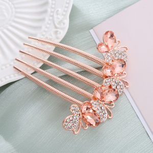 Sirkam Rambut Alloy steel jepit rambut sanggul Sisir Rambut Kebaya Wedding aksesoris wanita