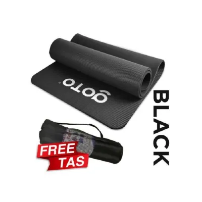 goto Matras Alas Yoga NBR Senam Mat 10 mm Anti Slip FREE BAG Tebal