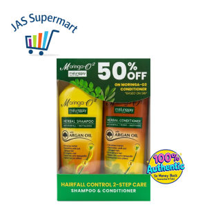 Moringa-O2 Malunggay Herbal Omega Anti-Hairfall Shampoo & Conditioner – Strengthening Hair Care