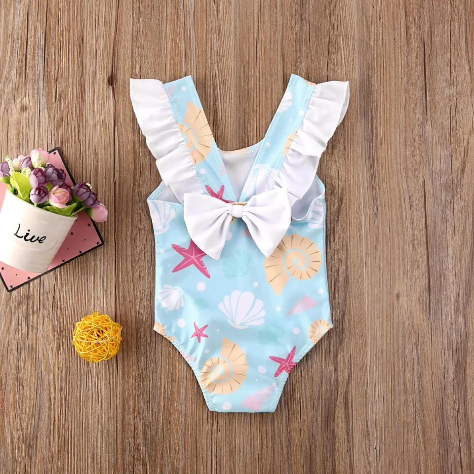 Cute Newborn Bathing Suits 0-3 Years Newborn Baby Kid Girls
