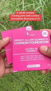 NURRAYSA Perfect All Day Glowmatte Cushion Foundation 12g 5 in 1n spf 50 PA++++ glowing matte