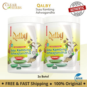 [Bundle] 2x Qalby Goat Milk Ashwagandha by Clearherbs 100% Original