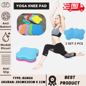 Balance Pad yoga kneepad alas lutut yoga bantalan lutut Lutut Kaki Siku Tangan Olahraga Yoga 10mm 1 set 2 pcs