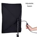 Softbox Lighting Kit, Photography Softbox Kit, E27 Dimmable LED Light Head, Professional Photo Studio Equipment for Camera Product Shooting Selfie. 
