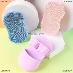 [COD] ZHONGYI0 แปรงทำความสะอาดใบหน้าทำจากซิลิโคนอุปกรณ์ขัดผิวเครื่องนวดหน้าและดูแลผิวเครื่องมือความงามขนาดเล็กอุปกรณ์ทำความสะอาดและขัดผิวอย่างล้ำลึก