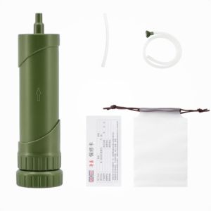 FIRST SONG ABS Outdoor Mini Water Filter Purification Straw Straw Water Purifier Camping Equipment Emergency Survival Outdoor Water Purifier Outdoor