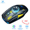 AULA H530 Rechargeable Bluetooth Wireless Gaming Mouse 4800 DPI RGB Lighting Effect Decompression Type-c Gyro Rotation, PC Desktop computer Laptop Office games. 