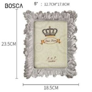 Bosca Living - Feuile Frame Photo / Frame Foto Gold / Bingkai Foto Frame Figura / Bingkai Foto Estetik Vintage / Pajangan Foto